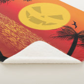 Couverture Sherpa Halloween tropical (3/4)