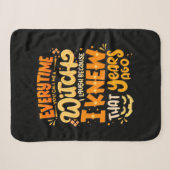 Couverture Sherpa Halloween Tu M'Appelles Une Sorcière (Devant (Horizontal))