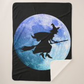 Couverture Sherpa Halloween Witch (Devant)