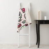 Couverture Sherpa Halloween Zombie Motif Sherpa Blanket (En situation)