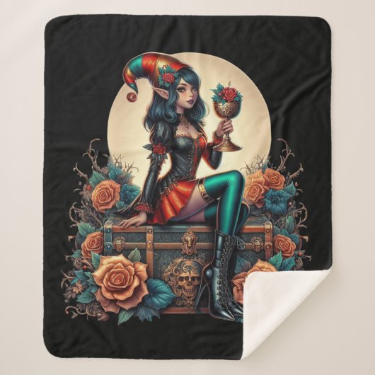 Couverture Sherpa Hallowmas d'Imaginaire de fée gothique de Goblinco (Devant)