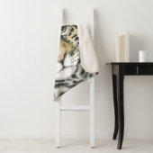 Couverture Sherpa Halo tropical | Sweet Cheetah (En situation)