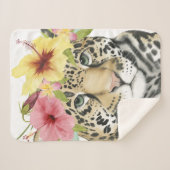 Couverture Sherpa Halo tropical | Sweet Cheetah (Devant (Horizontal))