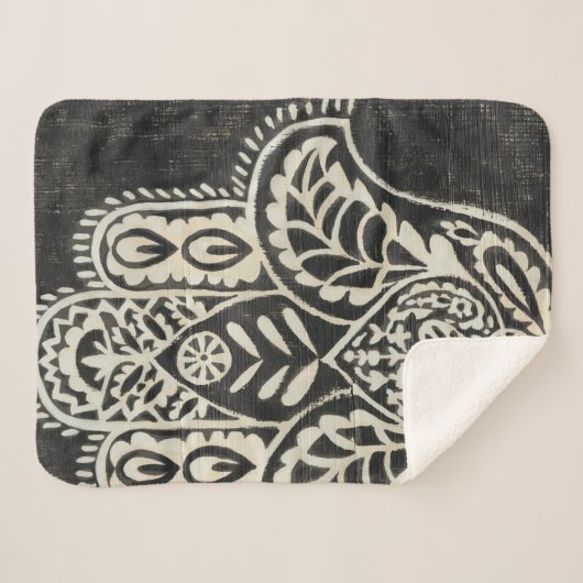 Couverture Sherpa Hamsa de nuit (Devant (Horizontal))