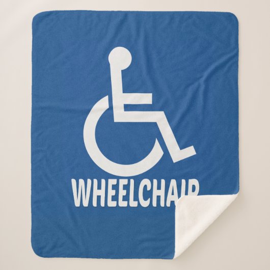 Couverture Sherpa Handicap Fauteuil roulant (Devant)