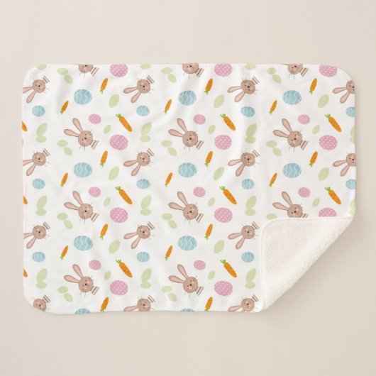 COUVERTURE SHERPA HAPPY EASTER (Devant (Horizontal))