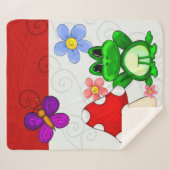 Couverture Sherpa Happy Frog (Devant (Horizontal))