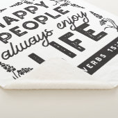 Couverture Sherpa Happy Life with Faith – Proverbs 15:15 Art (3/4)