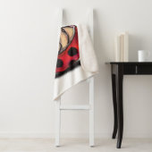 Couverture Sherpa Happy Little Ladybug avec téléphone - Dessin de de (En situation)