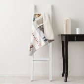 Couverture Sherpa Happy Mother's Day Pink Photo Collage (En situation)