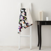 Couverture Sherpa Happy Penguin Party Sherpa Blanket - Texte personn (En situation)