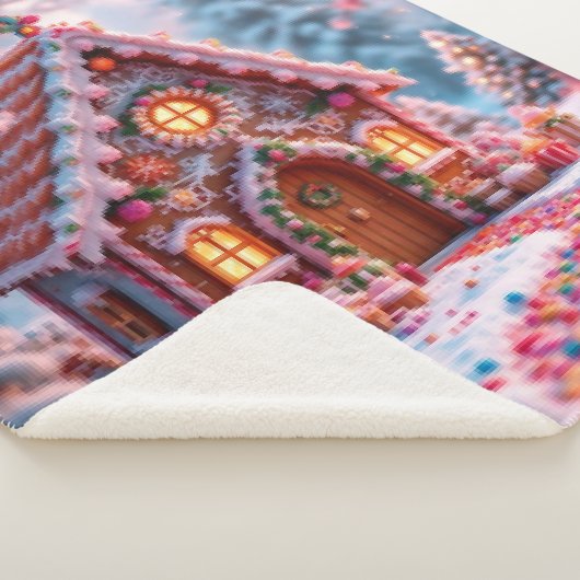 Couverture Sherpa Happy Winter with Christmas  (3/4)