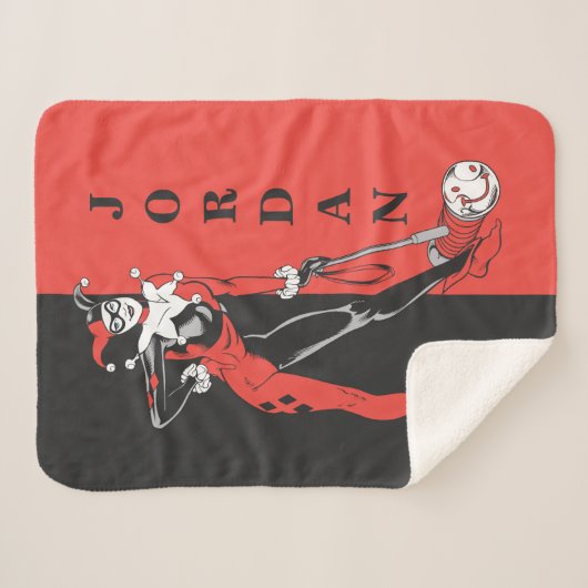 Couverture Sherpa Harley Quinn 2 (Devant (Horizontal))