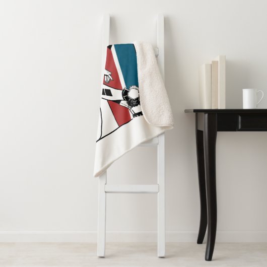 Couverture Sherpa Harley Quinn - Allons surfer (En situation)