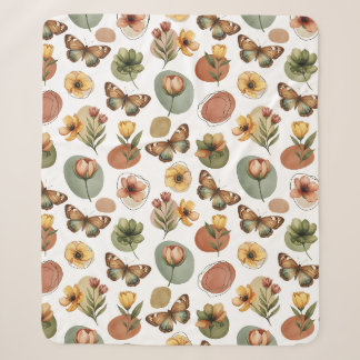 Couverture Sherpa Harmonie des fleurs de la Terre