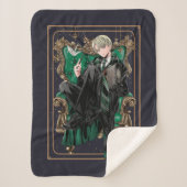 Couverture Sherpa HARRY POTTER™ | Anime Draco Malfoy Assis (Devant)