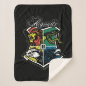 Couverture Sherpa HARRY POTTER™ | Badge sportif HOGWARTS™ (Devant)