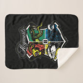 Couverture Sherpa HARRY POTTER™ | Badge sportif HOGWARTS™ (Devant (Horizontal))
