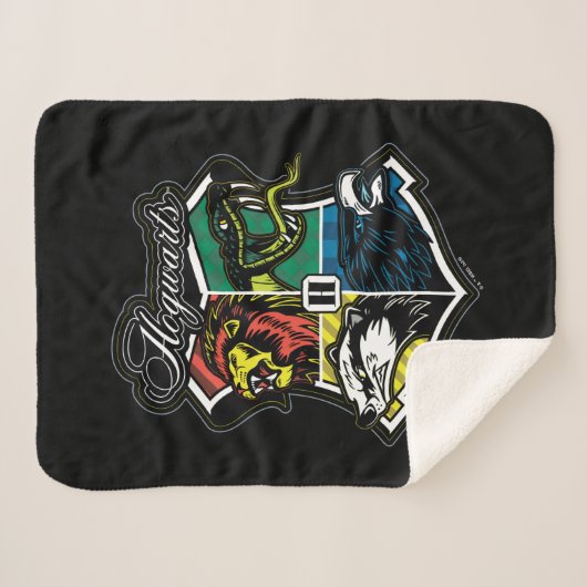 Couverture Sherpa HARRY POTTER™ | Badge sportif HOGWARTS™ (Devant (Horizontal))