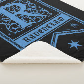 Couverture Sherpa Harry Potter | Bannière de monogramme Ravenclaw (3/4)