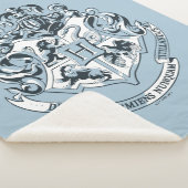 Couverture Sherpa Harry Potter | Blason de Poudlard - Bleu (3/4)