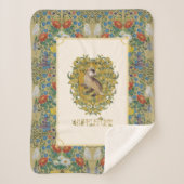 Couverture Sherpa HARRY POTTER™ | Blason HUFFLEPUFF™ (Devant)