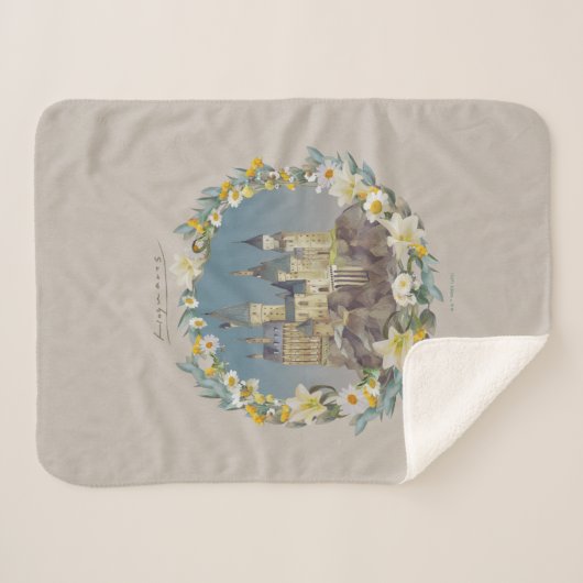 COUVERTURE SHERPA HARRY POTTER™ | CHÂTEAU HOGWARTS™ (Devant (Horizontal))