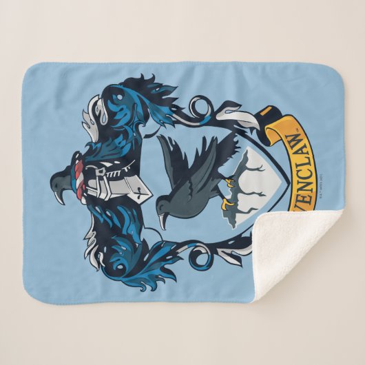 Couverture Sherpa Harry Potter | Cimier gothique Ravenclaw (Devant (Horizontal))