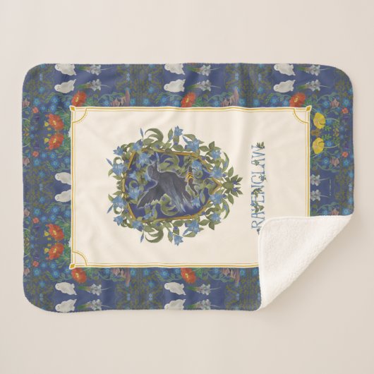 Couverture Sherpa HARRY POTTER™ | Crest RAVENCLAW™ (Devant (Horizontal))