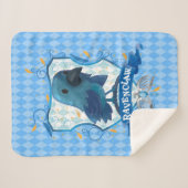 Couverture Sherpa Harry Potter | Crête RAVENCLAW™ de charme (Devant (Horizontal))