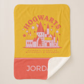 Couverture Sherpa HARRY POTTER™ | Cute HOGWARTS™ School (Devant)