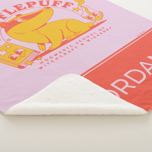 Couverture Sherpa HARRY POTTER™ | Cute HUFFLEPUFF™ (3/4)