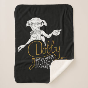 Couverture Sherpa Harry Potter Dobby N'A Pas De Maître