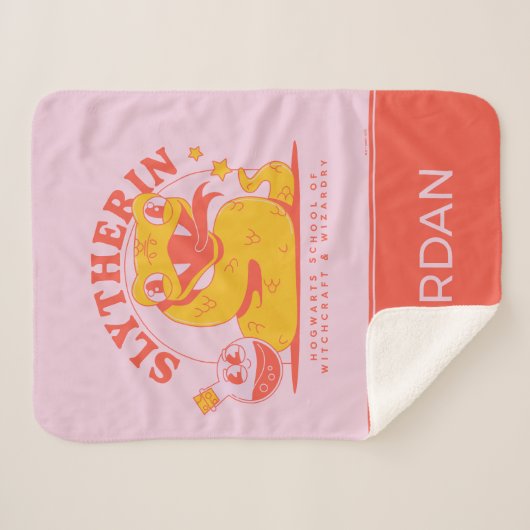 Couverture Sherpa HARRY POTTER™ | École de Hogwarts SLYTHERIN™ (Devant (Horizontal))