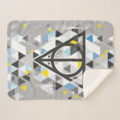 Couverture Sherpa Harry Potter | Geometric Deathly Hallows (Devant (Horizontal))