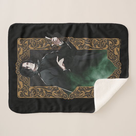 Couverture Sherpa HARRY POTTER™ | Graphique de cadre de bande d'Anim (Devant (Horizontal))