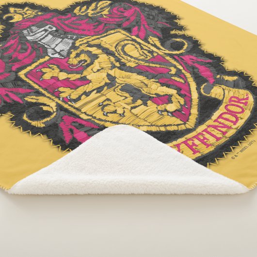 Couverture Sherpa Harry Potter | Gryffindor House Crest (3/4)