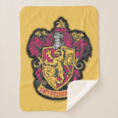 Couverture Sherpa Harry Potter | Gryffindor House Crest (Devant)