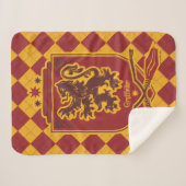 Couverture Sherpa Harry Potter | Gryffindor QUIDDITCH™ Crest (Devant (Horizontal))