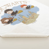 Couverture Sherpa HARRY POTTER™, Hermione & Ron Fly Over HOGWARTS™ (3/4)