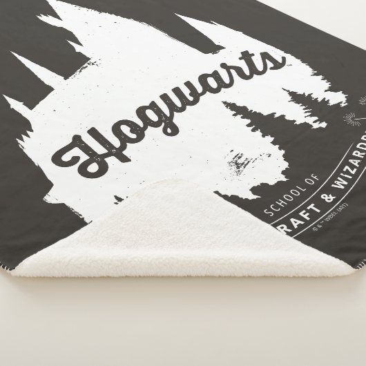 Couverture Sherpa Harry Potter | HOGWARTS™ Castle Typographie (3/4)