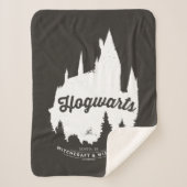 Couverture Sherpa Harry Potter | HOGWARTS™ Castle Typographie (Devant)