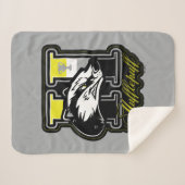 Couverture Sherpa HARRY POTTER™ | HUFFLEPUFF™ Badge sportif (Devant (Horizontal))