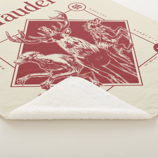 Couverture Sherpa HARRY POTTER™ Les Marauders Animagus Graphisme (3/4)