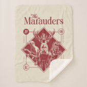 Couverture Sherpa HARRY POTTER™ Les Marauders Animagus Graphisme (Devant)