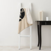 Couverture Sherpa Harry Potter | Marauder's Map Charms Typographie (En situation)