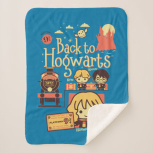 COUVERTURE SHERPA HARRY POTTER™   RETOUR À HOGWARTS™