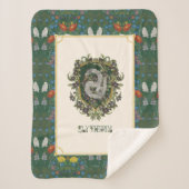 Couverture Sherpa HARRY POTTER™ | SLYTHERIN™ Crest (Devant)