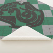 Couverture Sherpa Harry Potter | Slytherin House Pride Crest (3/4)