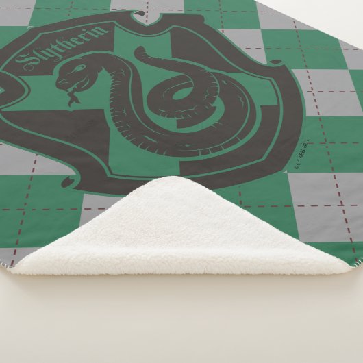 Couverture Sherpa Harry Potter | Slytherin House Pride Crest (3/4)